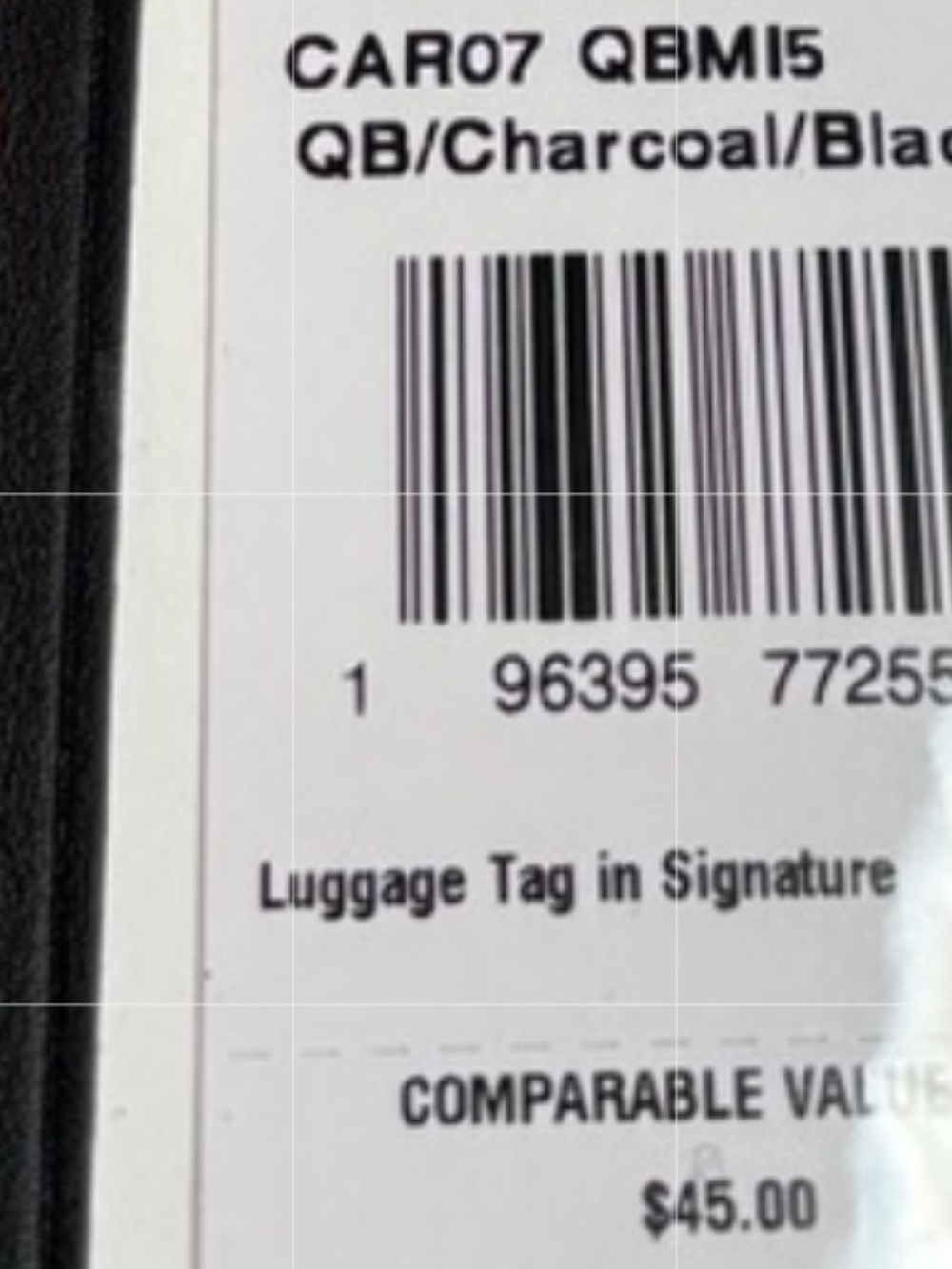 Coach Black Leather Luggage Strap - Picture 7 of 7
